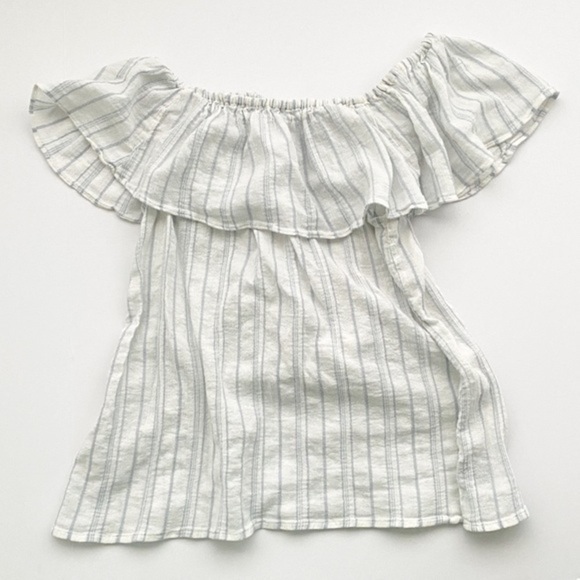 NWOT Sanctuary Striped Striped Off Shoulder Top - Picture 3 of 4